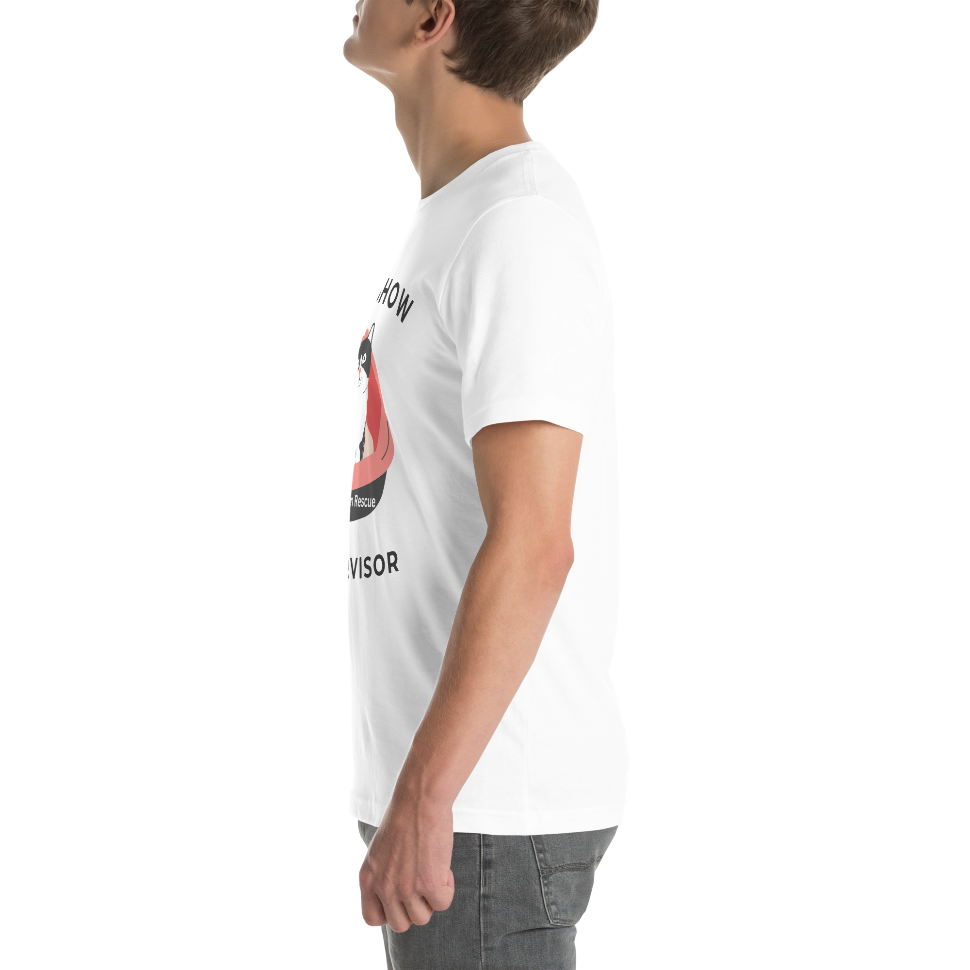 unisex-staple-t-shirt-white-left-67773d7ba6642.jpg Shit Show Supervisor Unisex t-shirt - Image 2