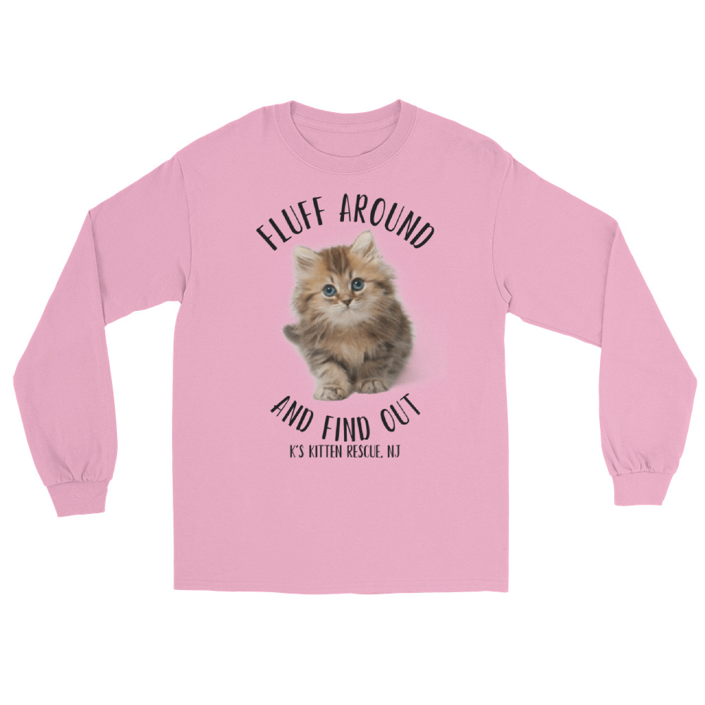 mens-long-sleeve-shirt-light-pink-front-67aaaff3b4375.jpg Fluff Around And Find Out Long Sleeve Shirt - Image 4